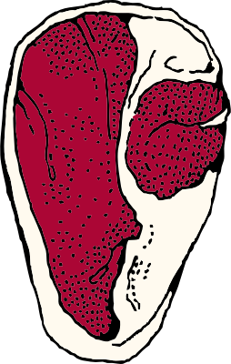 Types of Meat - Openclipart