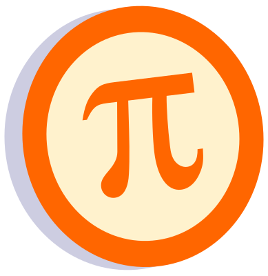 Pi Symbol in a Circle