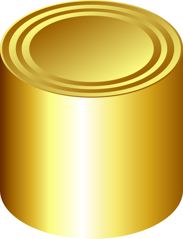 Gold can