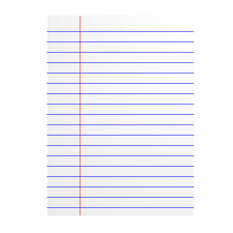 Lined paper icon