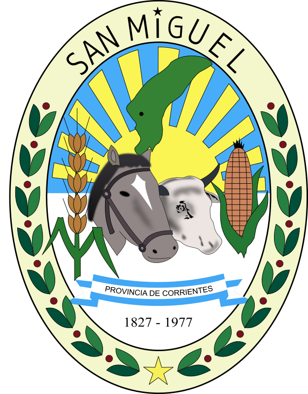 Escudo de la Municipalidad de San Miguel - Corrientes - Argentina