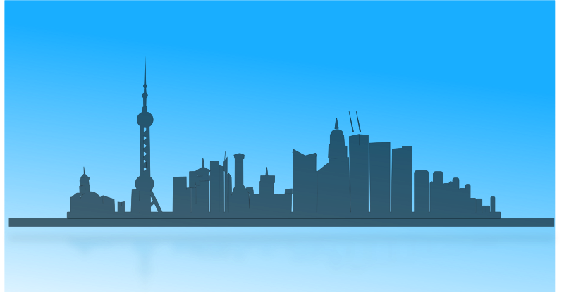 Shanghai city skyline