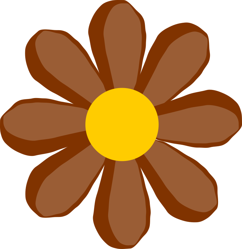 brown flower