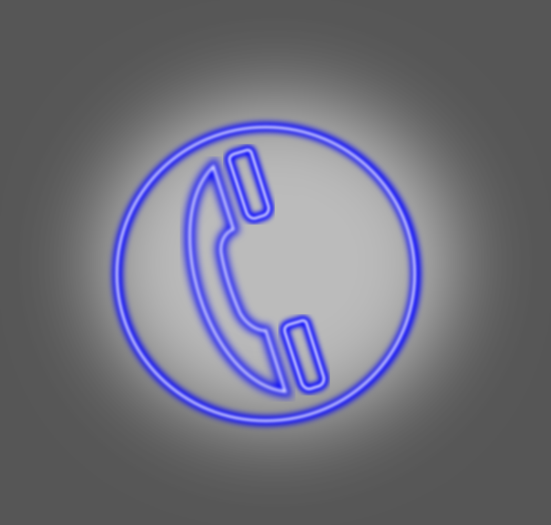 neon-phone-icon-blue