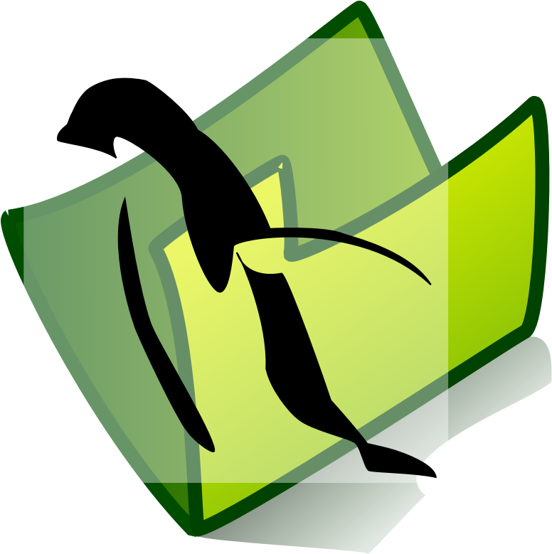 folder penguin