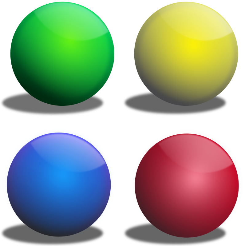 Color spheres, Esferas de colores