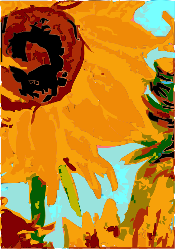 van gogh's sun flower en 01