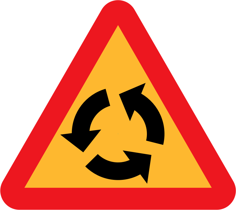 Roundabout Sign