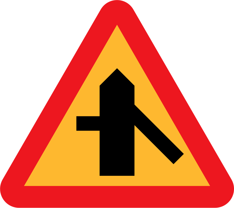 Roadlayout sign 3