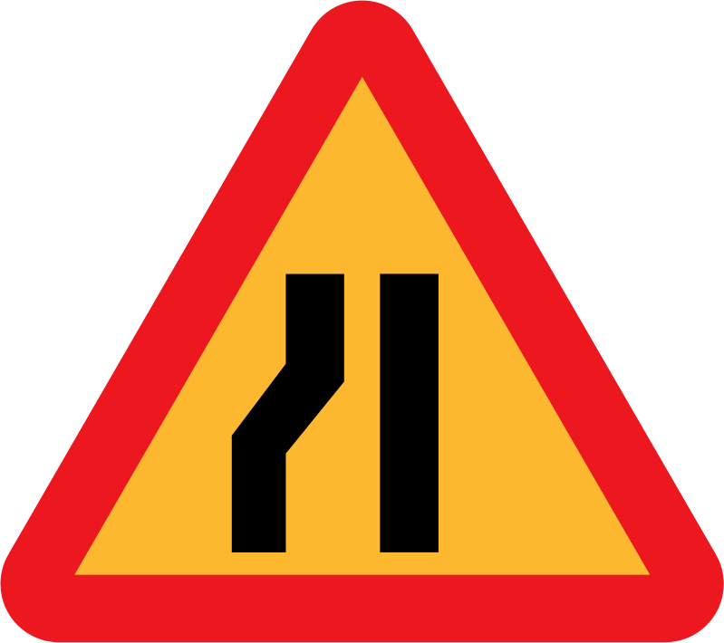 Roadlayout sign 10