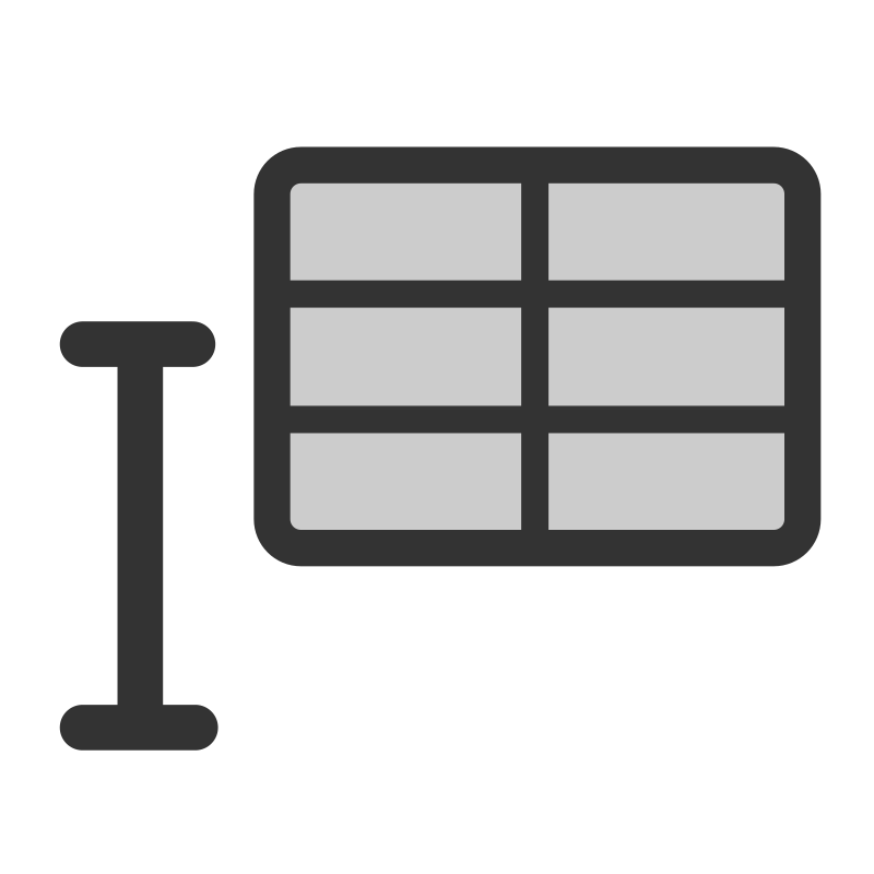 ftinline table