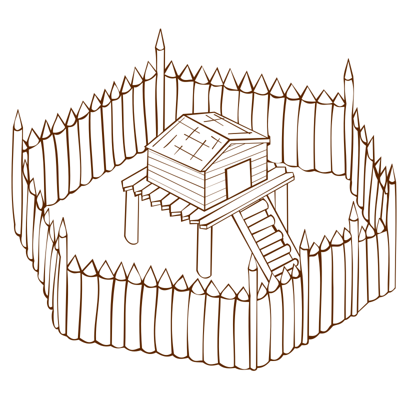 RPG map symbols Fort 2