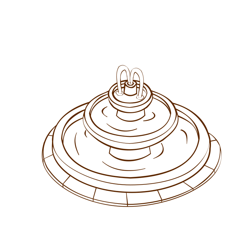 RPG map symbols Fountain 2