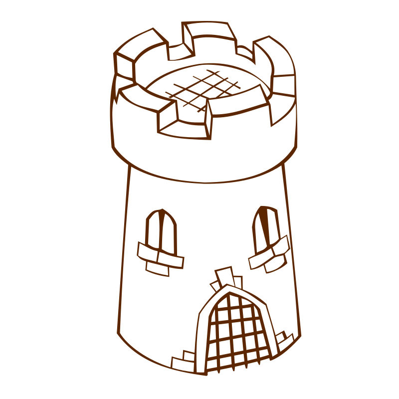 RPG map symbols Round Tower 2