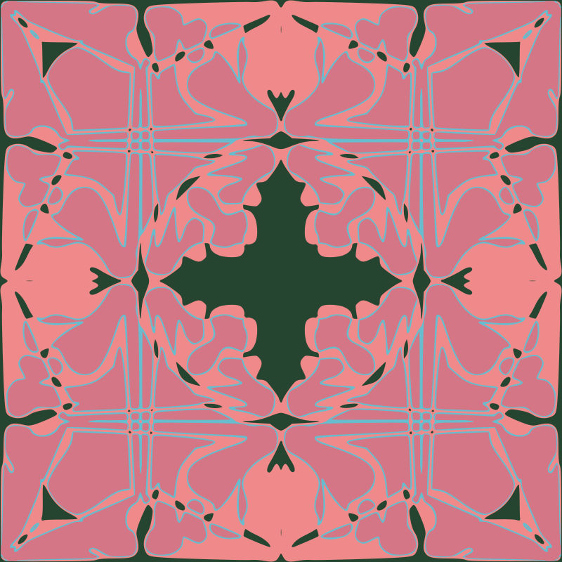 Art Nouveau Tile Pattern