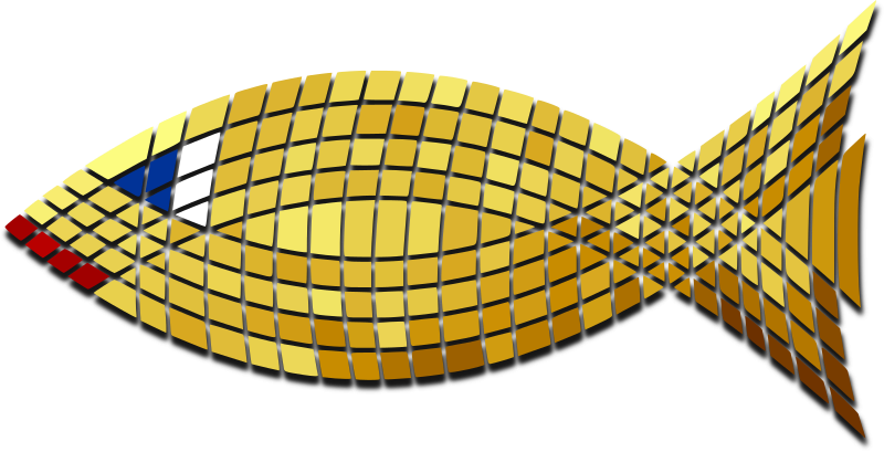 Tiled Gold Fish