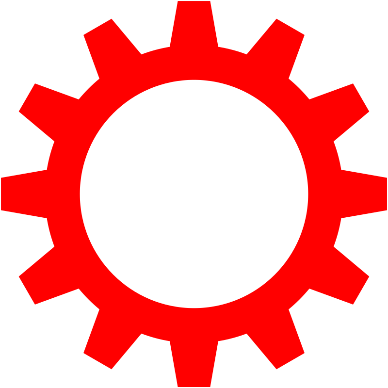 Cogwheel symbol by Rones