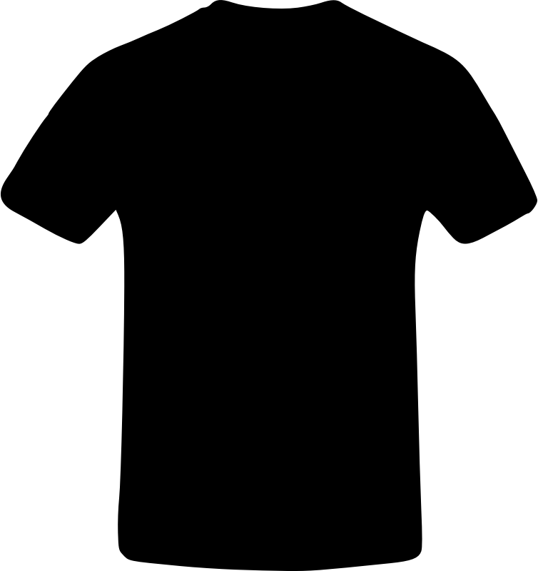 Black T Shirt Openclipart