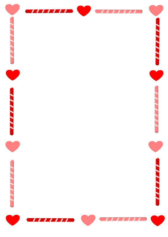 Heart and Candy Border