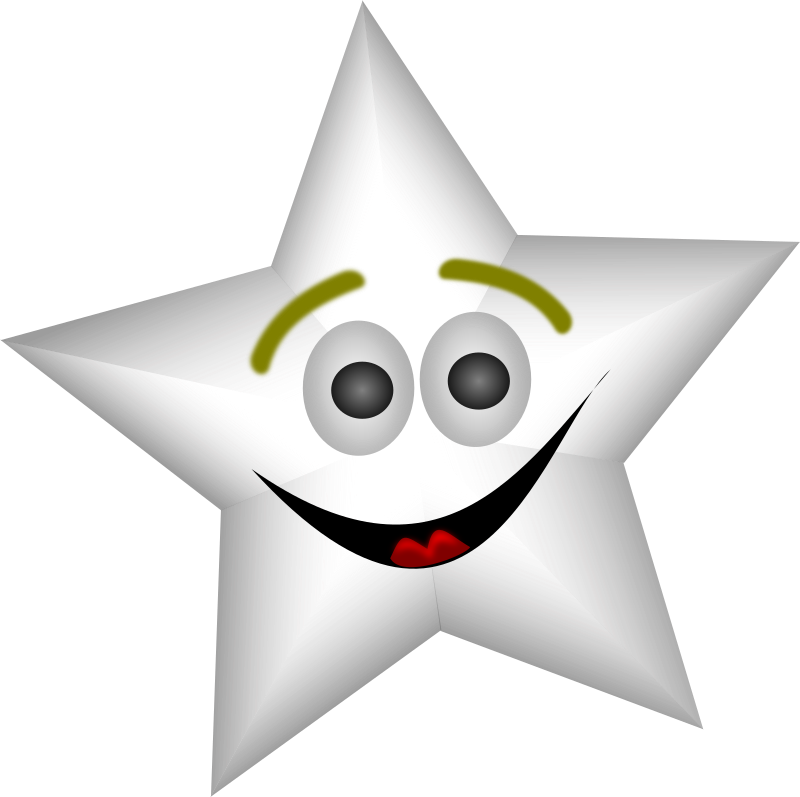 Smiling Star with Transparency