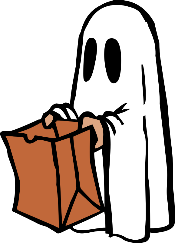 Ghost with bag (colour)