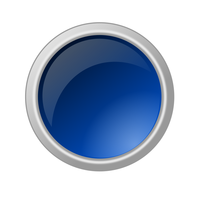 glossy blue button