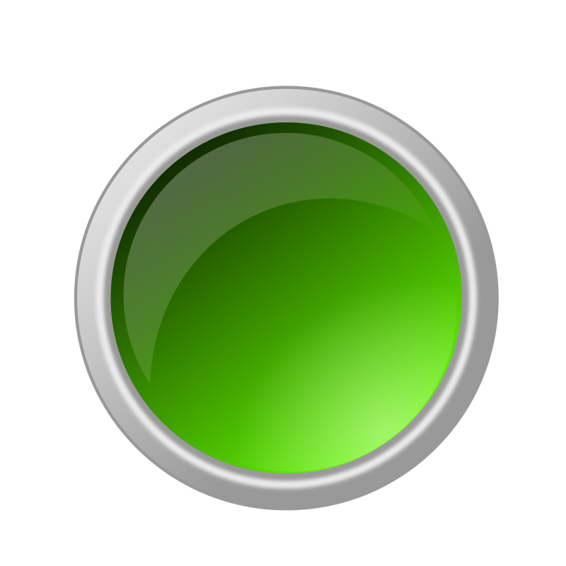 Glossy Green Button Openclipart