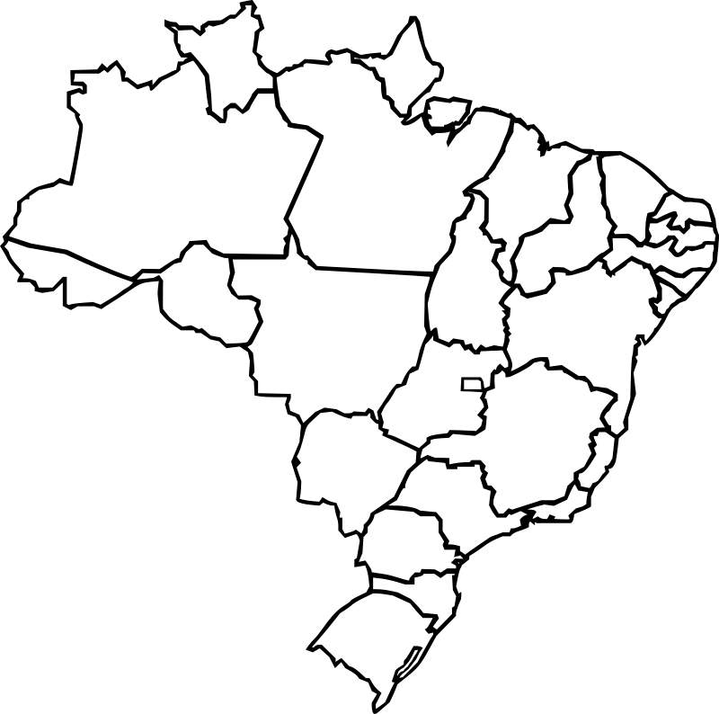 Map of Brazil