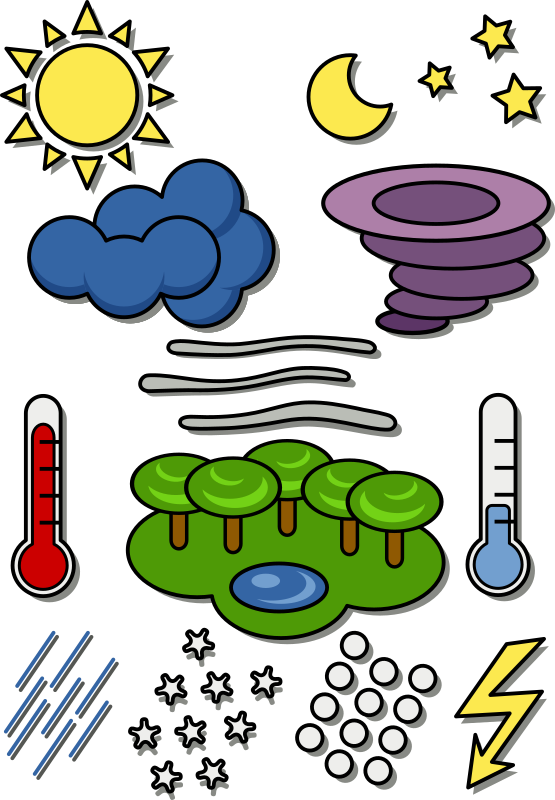 Weather chart symbols