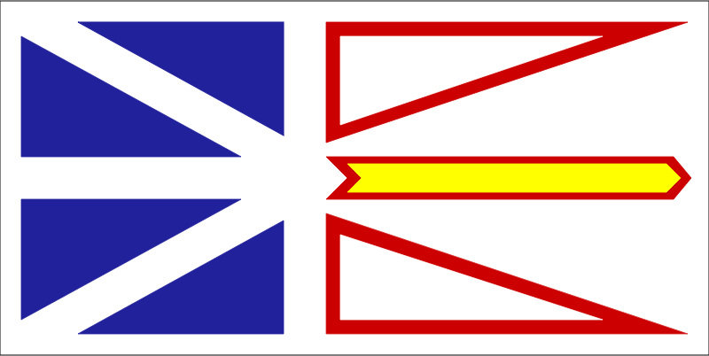 flag of Newfoundland and Labrador canada