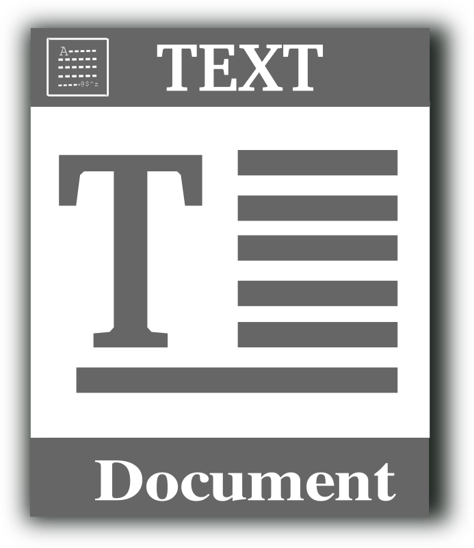 Text file icon