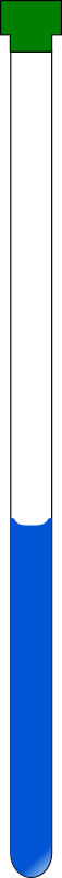 Filled NMR Tube