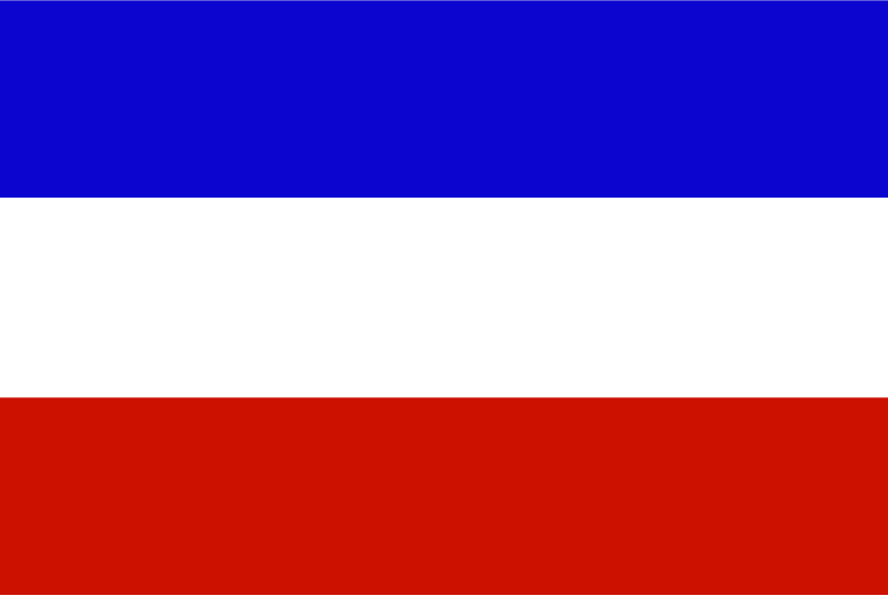 Flag of Serbia and Montenegro - Openclipart