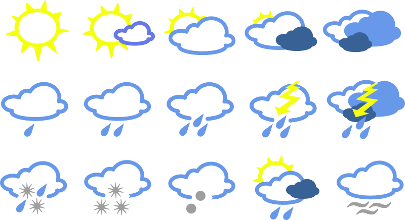 simple weather symbols