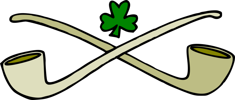 Pipes and shamrock