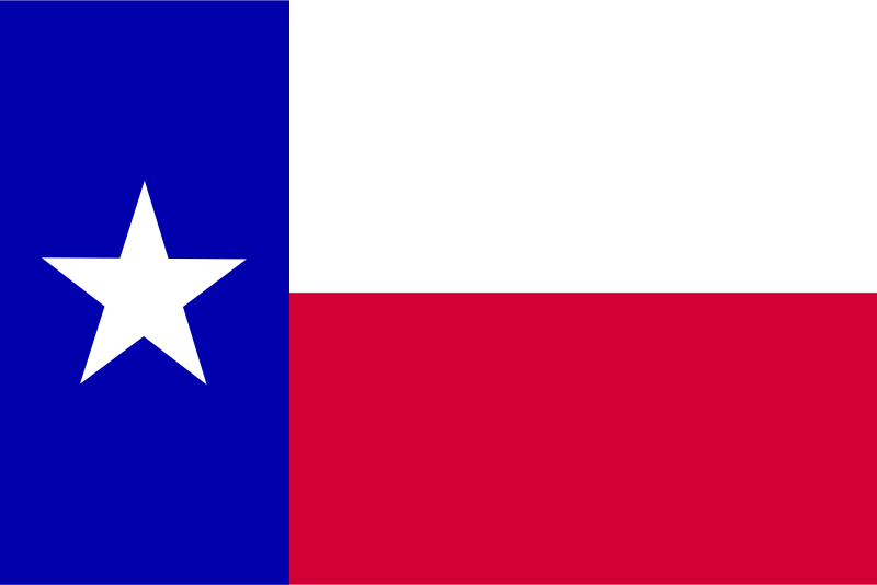 Flag of the state of Texas