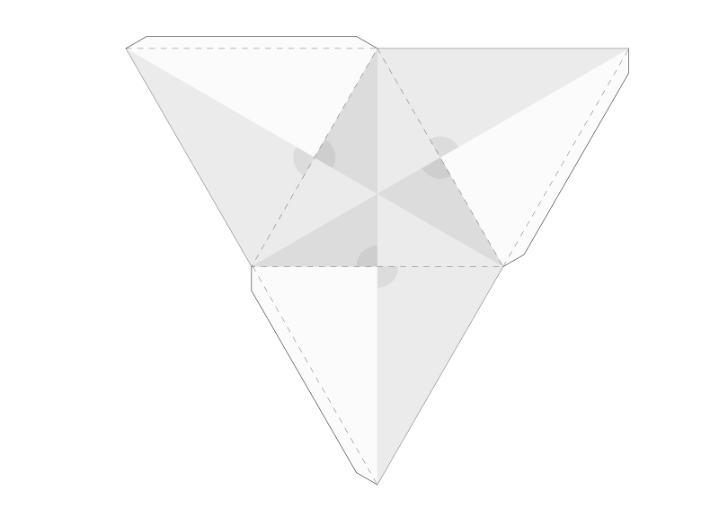 tetrahedron.net -- Tetraeder Netz