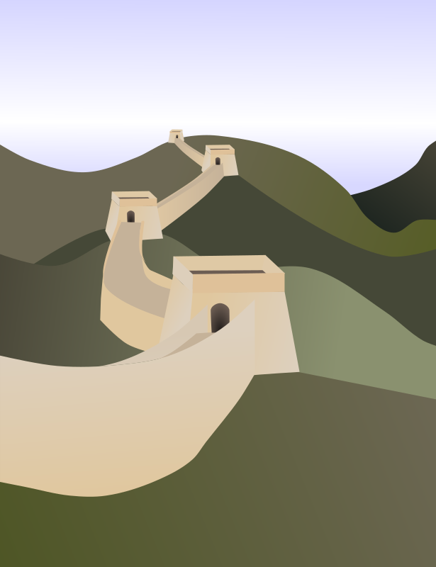 Great Wall - Openclipart