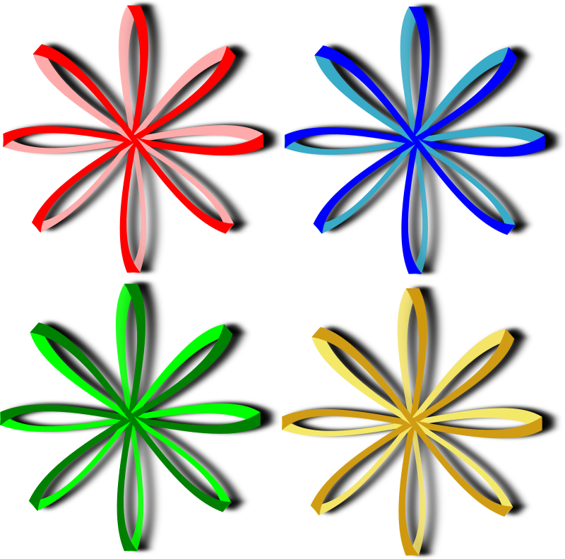 Bows, ribbons Openclipart