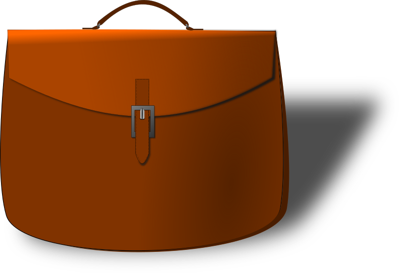 Leather briefcase 