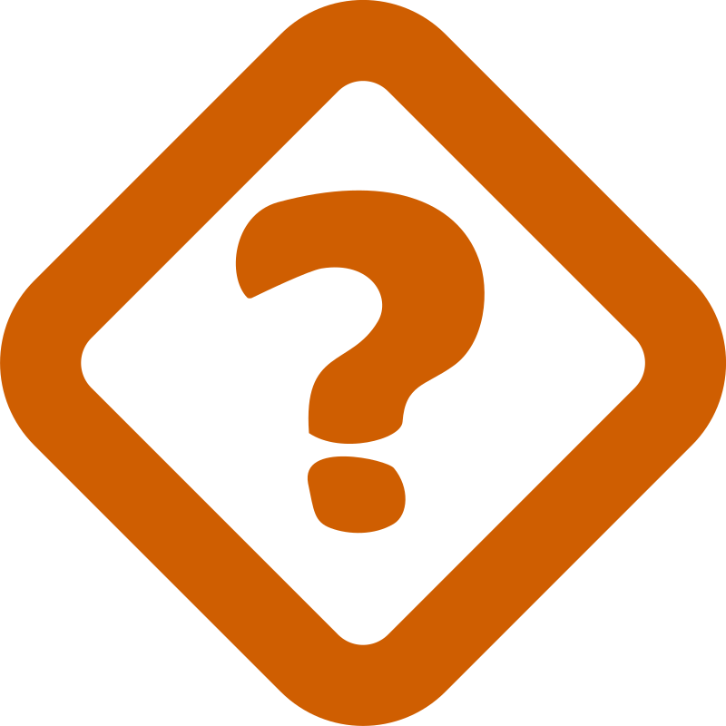 Simple question sign