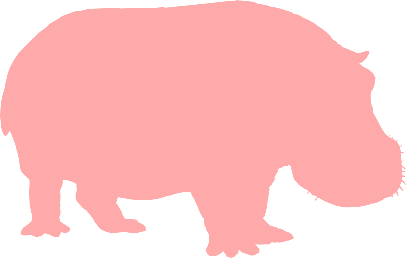 Hippo Silhouette