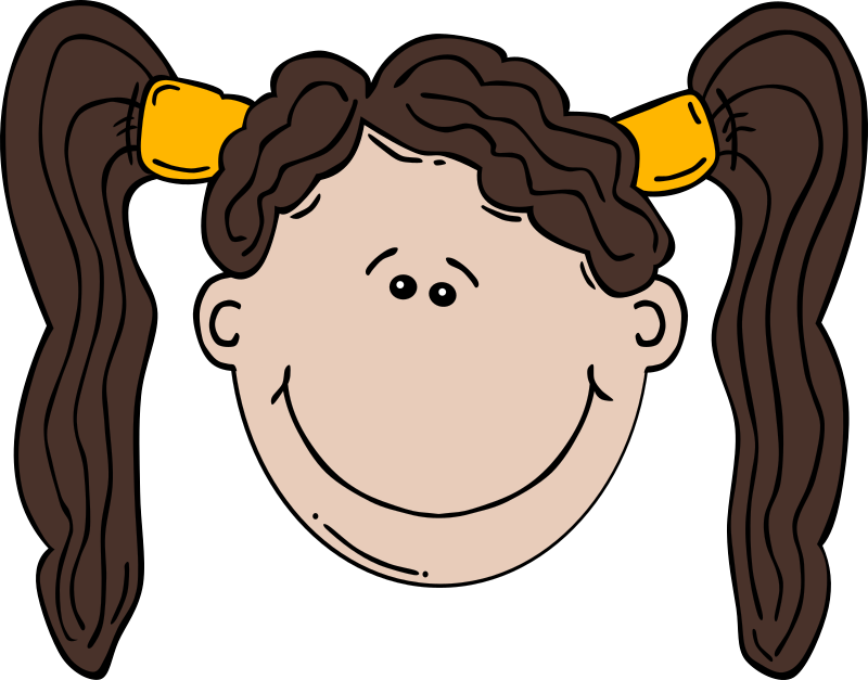 Girl Face Cartoon