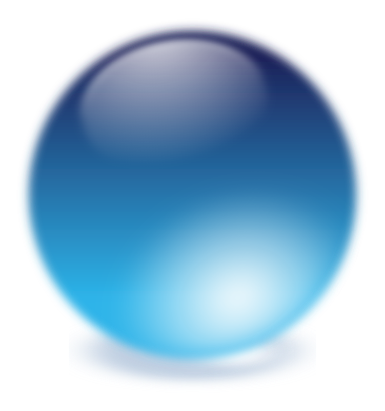 blue crystal ball