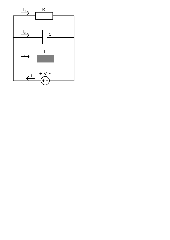 Simple parallel electric circuit