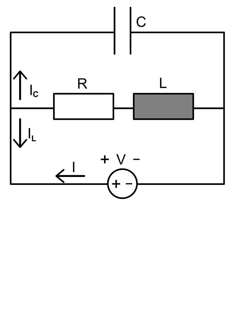 Simple hybrid (not parallel nor serial) electric circuit