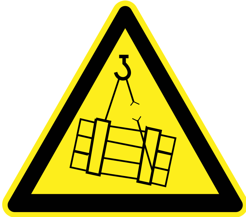 Signs Hazard Warning - falling cargo