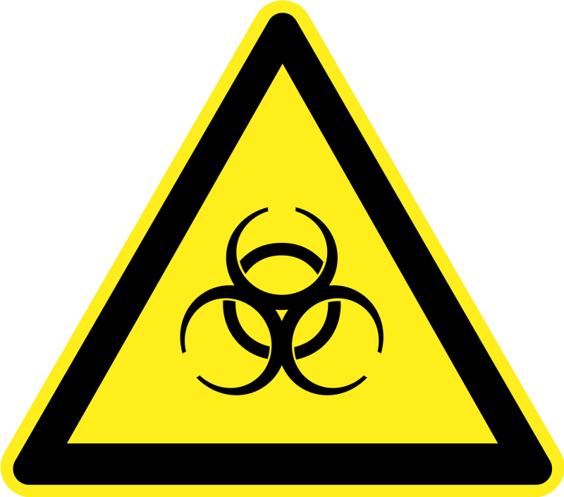 Biological Hazard Warning Sign