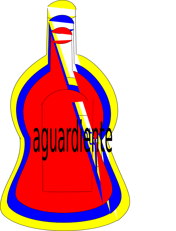 botella aguardiente