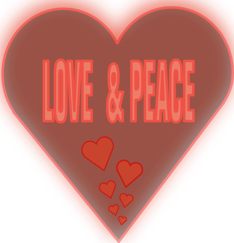 Love and Peace in a heart